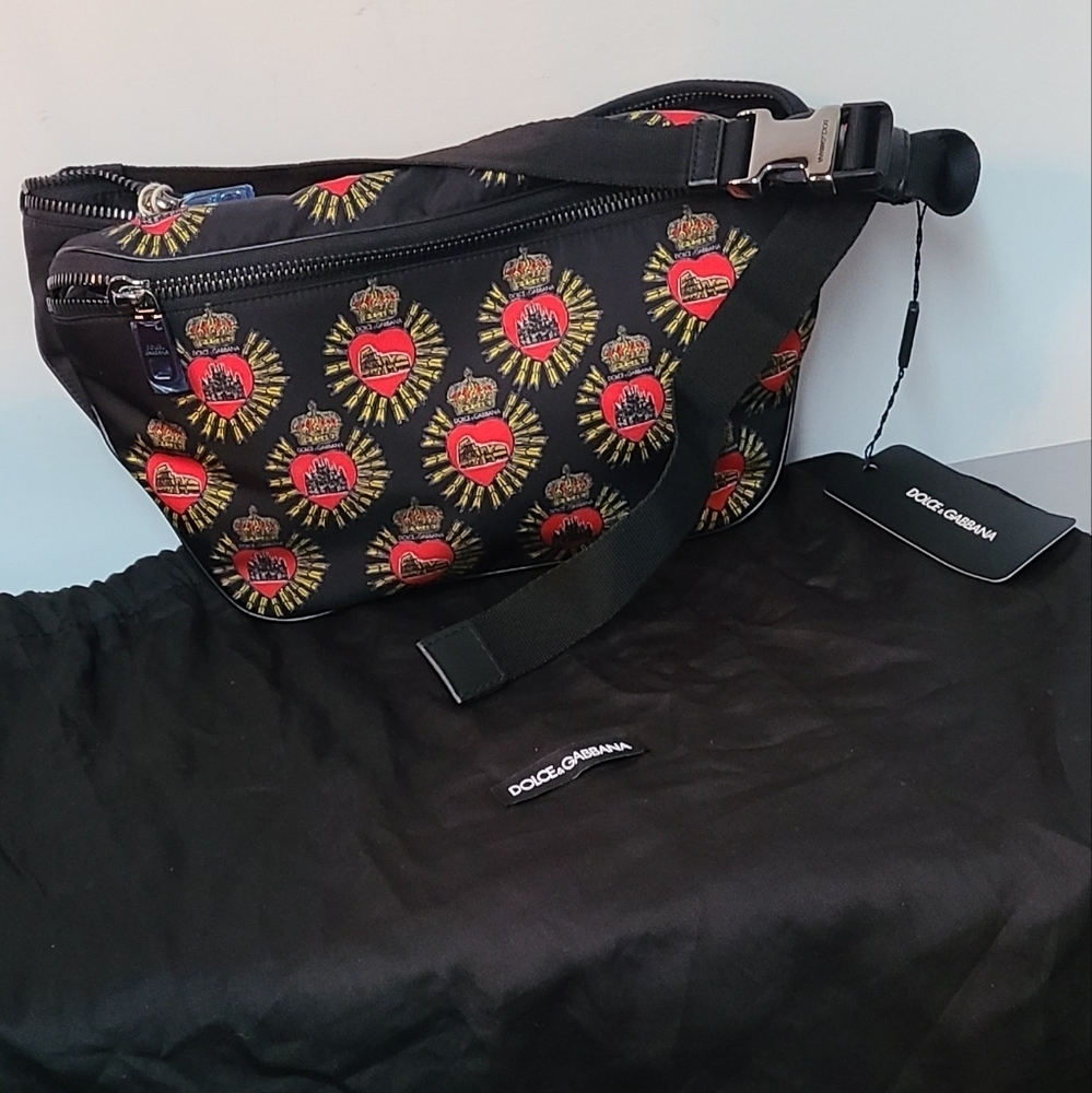 NWT Dolce & Gabbana Printed Waist Bag